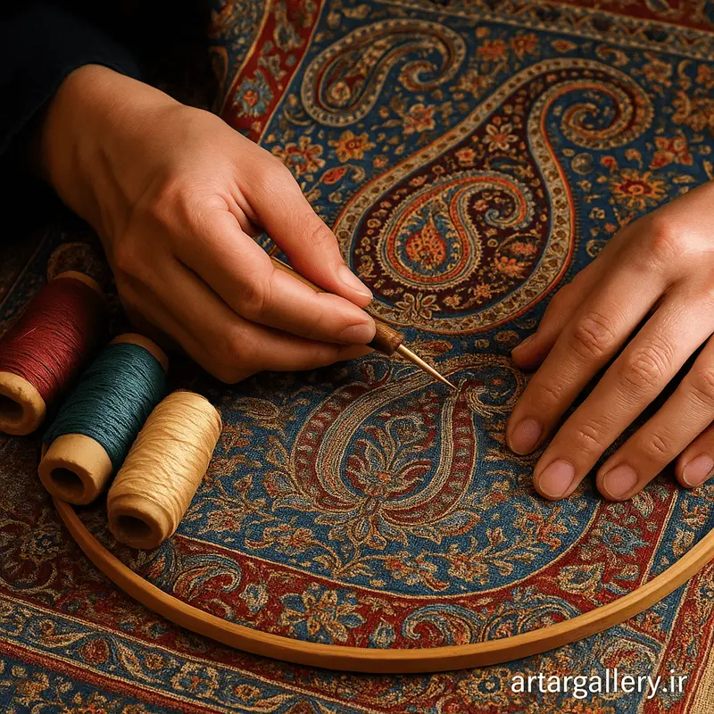 هنر ترمه دوزی