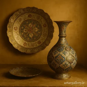 تاریخچه میناکاری روی طلا و نقره
